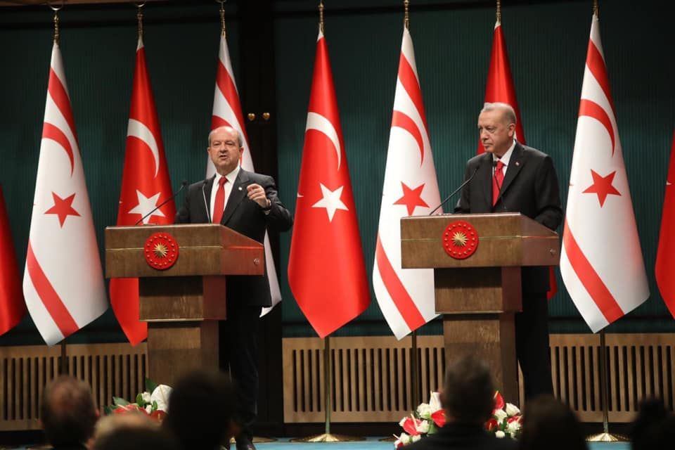 KKTC Cumhurbaşkanlığı - TC Cumhurbaşkanı Erdoğan