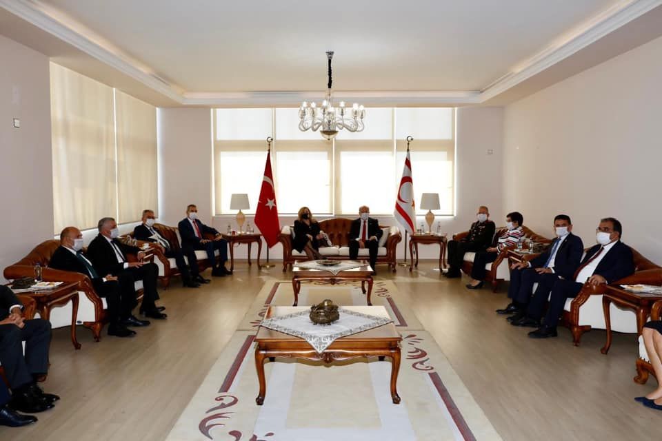 KKTC Cumhurbaşkanlığı - Cumhurbaşkanı Ersin Tatar, Türkiye Cumhuriyeti Cumhurbaşkanı Recep Tayyip Erdoğan’ın davetlisi olarak, Ankara’ya vardı